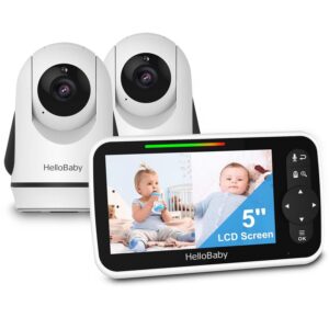 HelloBaby Video Baby Monitor with 2 Cameras